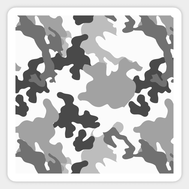 Military pattern design Sticker by theWalnut